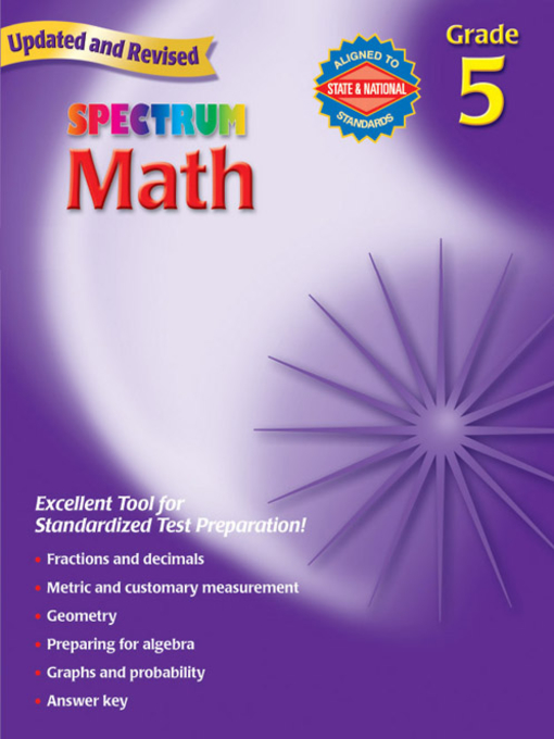 Title details for Spectrum Math, Grade 5 by Thomas Richards - Available